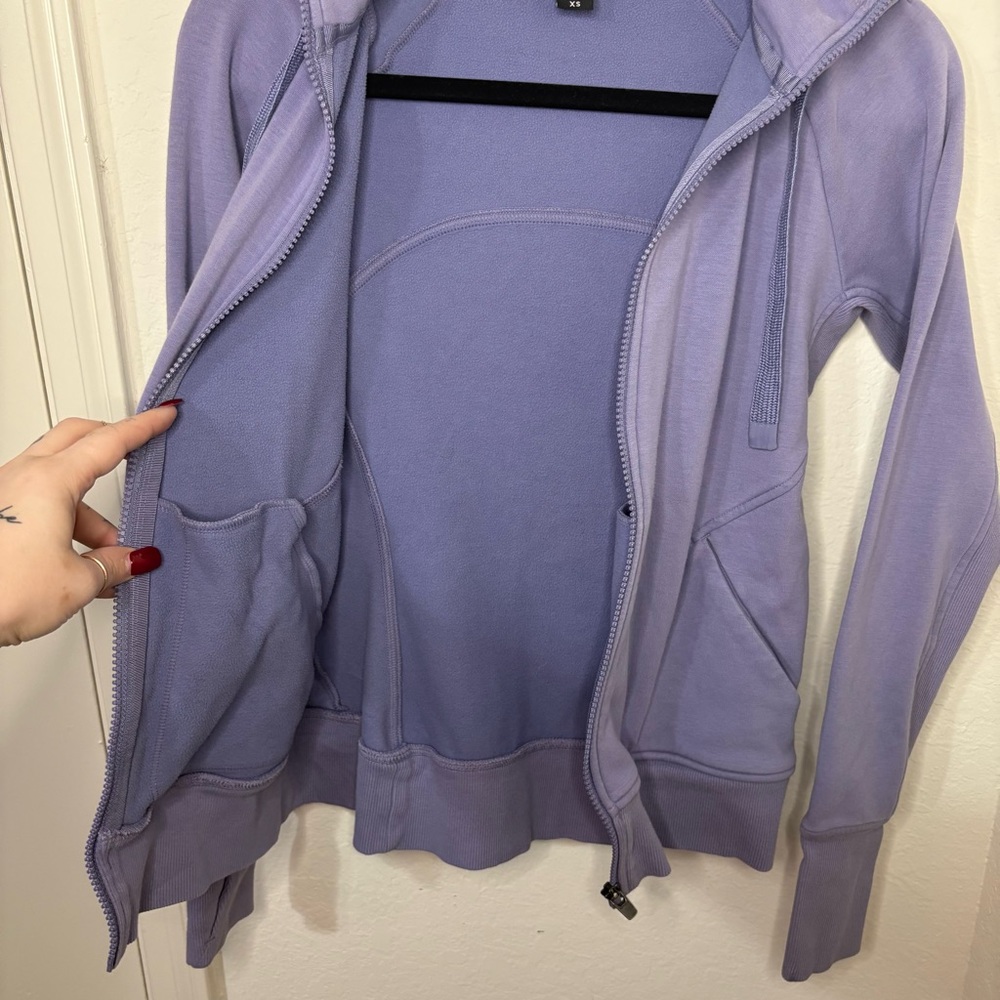 Athleta Lavender Zip-Up Hoodie size XS - Picture 6 of 11